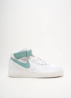 Adidași vârf rotund toc de 4 la 6 cm alb NIKE femeie