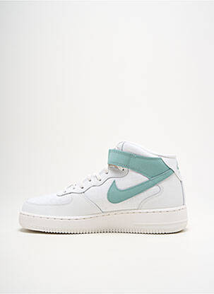 Adidași vârf rotund toc de 4 la 6 cm alb NIKE femeie