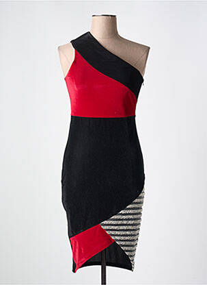 Rochie midi fără mâneci fără mâneci negru SMASH WEAR femeie