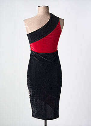 Rochie midi fără mâneci fără mâneci negru SMASH WEAR femeie