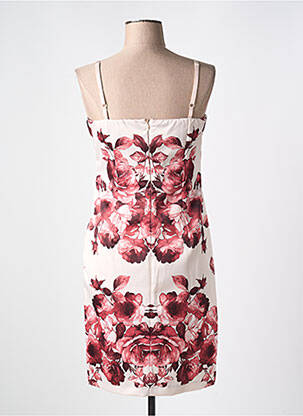Rochie midi imprimeu floral bretele subțiri roz RINASCIMENTO femeie