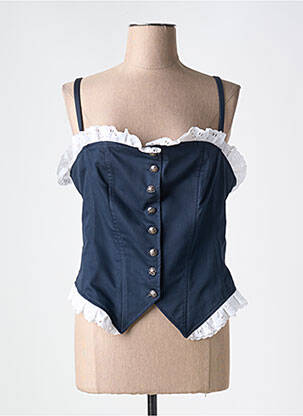 Top albastru DIFFERENCE femeie