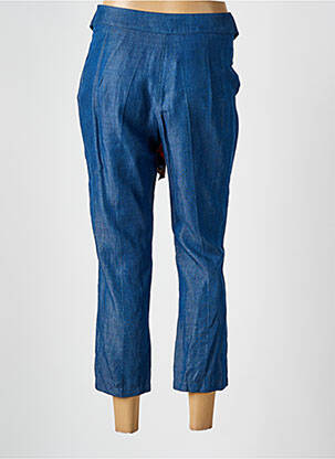 Pantalon 7/8 buzunare albastru RINASCIMENTO femeie