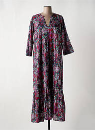 Rochie lungă mâneci lungi mâneci lungi violet LA FIANCÉE femeie