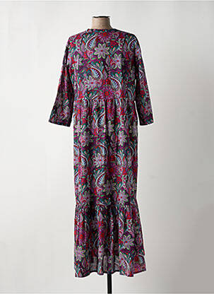 Rochie lungă mâneci lungi mâneci lungi violet LA FIANCÉE femeie