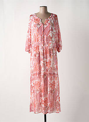 Rochie lungă roz SUZA femeie