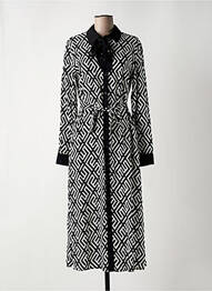 Rochie lungă mâneci lungi mâneci lungi negru SUZA femeie