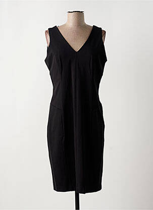 Rochie midi fără mâneci fără mâneci negru SUZA femeie