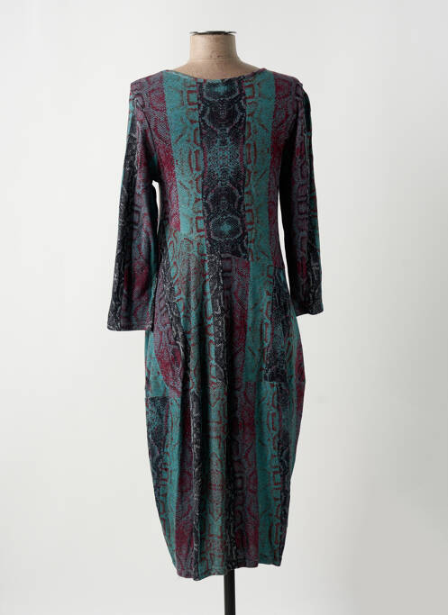 Rochie midi albastru ORIENTIQUE NATURALLY femeie