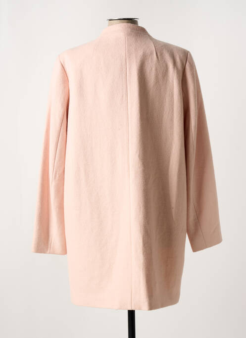 Palton lung roz BRANDTEX femeie