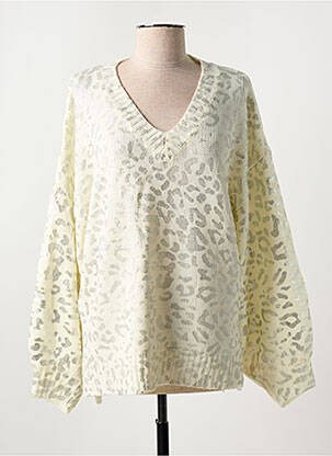 Pulover bej CHRISTY femeie