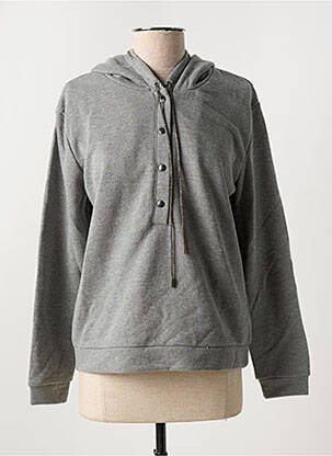 Hanorac cu glugă gri SUZA femeie