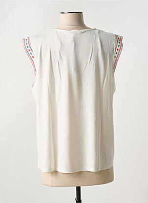 Tricou elasticitate mâneci scurte bej JULIE GUERLANDE femeie