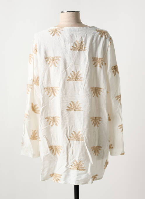 Tunică mâneci lungi bej CHRISTY femeie