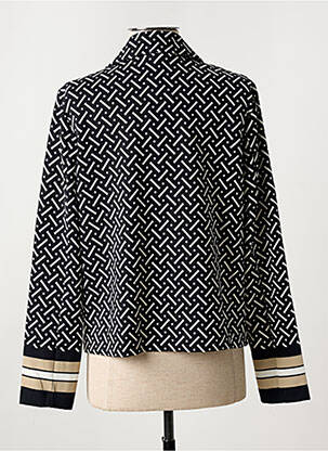 Jachete casual guler tip costum negru SUZA femeie