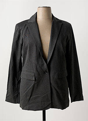 Jachete casual guler tip costum gri SUZA femeie