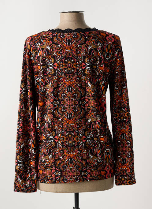 Tricou imprimeu fantezie mâneci lungi negru LA FIANCÉE femme