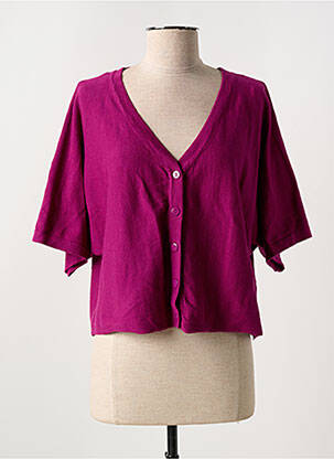 Vestă cu mâneci scurte violet LA FIANCÉE femeie