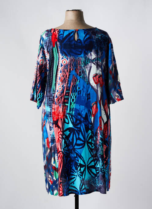 Rochie midi albastru ORIENTIQUE NATURALLY femeie