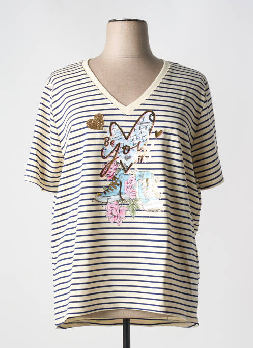 Tricou bej MINA ROSA femeie