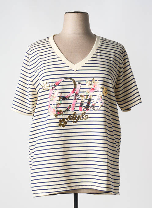 Tricou bej MINA ROSA femeie