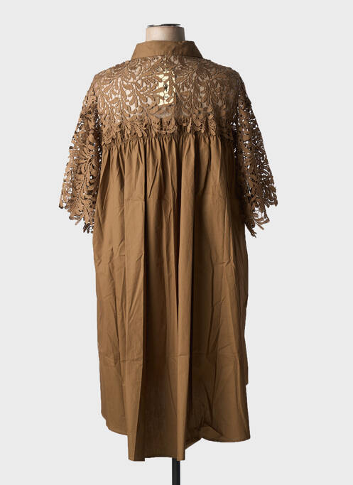 Rochie midi maro BUBBLEE femeie