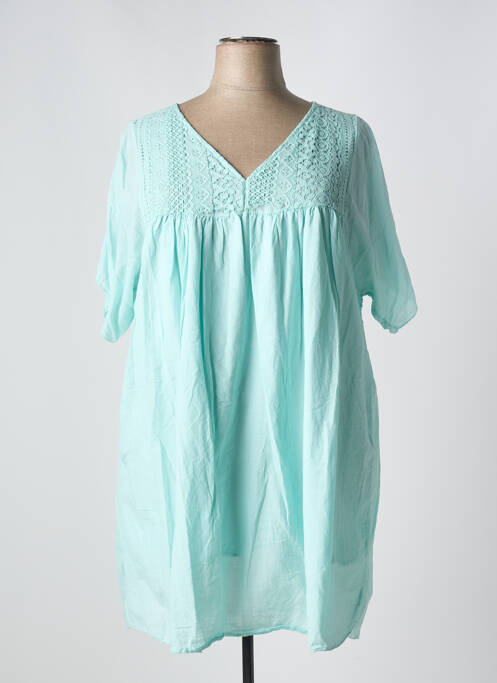 Rochie scurtă verde MADE IN ITALY femeie