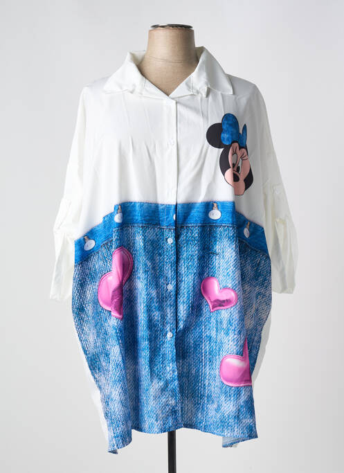 Tunică mâneci lungi alb MADE IN ITALY femeie