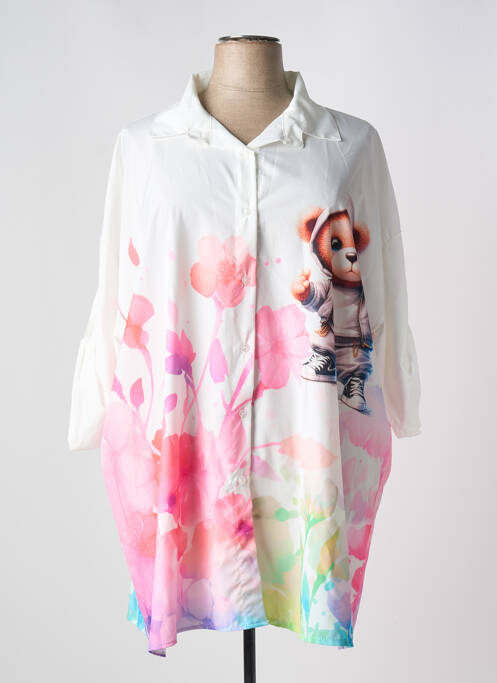 Tunică mâneci lungi roz MADE IN ITALY femeie