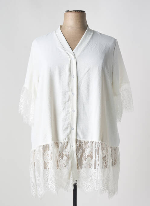 Tunică mâneci lungi alb NEW COLLECTION femeie