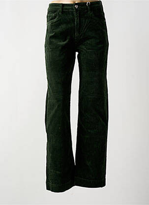 Pantalon drept verde KAROSTAR femeie