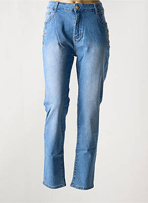 Blugi cu croială slim mărime normală mărime normală albastru B.S JEANS femeie