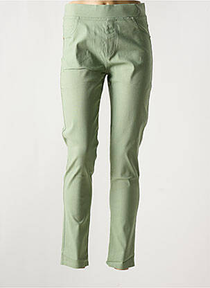 Jegging elasticitate mărime normală verde deschis CHRISTY femeie