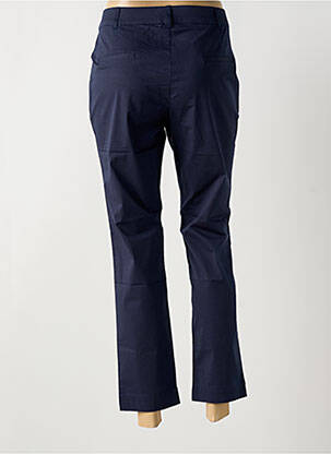 Pantalon 7/8 talie cu cleme mărime normală albastru LA FIANCÉE femeie