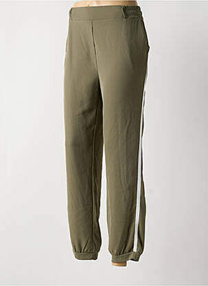 Pantalon 7/8 talie elastică mărime normală verde SIGNE NATURE femeie