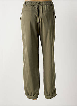 Pantalon 7/8 talie elastică mărime normală verde SIGNE NATURE femeie
