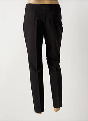 Pantalon 7/8 talie înaltă talie înaltă negru SIGNE NATURE femeie