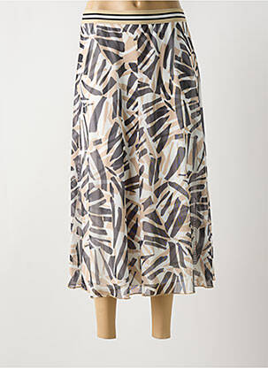 Fustă lungă bej SUZA femeie