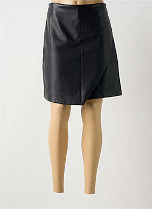 Fustă pantaloni scurți talie elastică negru AMY&CLO femeie