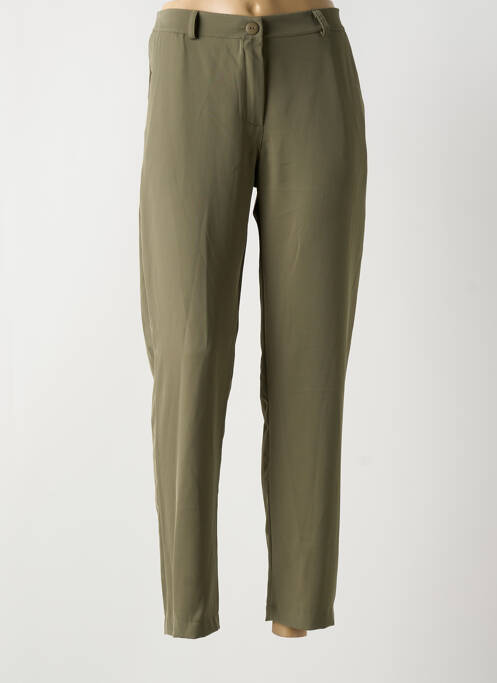 Pantalon 7/8 verde SIGNE NATURE femeie