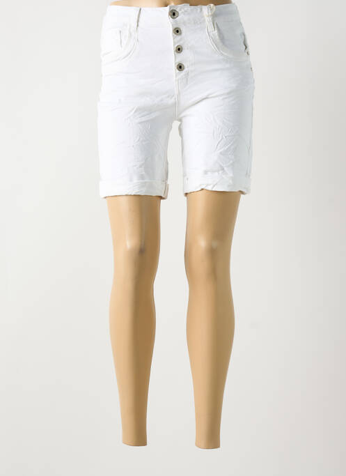 Bermudă alb KAROSTAR femeie