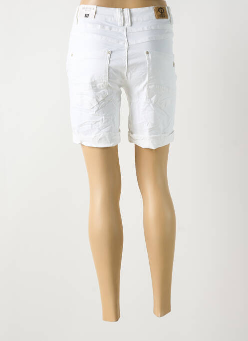 Bermudă alb KAROSTAR femeie