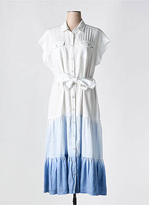 Rochie lungă albastru ANANKE femeie