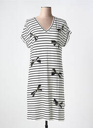 Rochie midi mâneci scurte mâneci scurte negru ANANKE femme