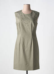 Rochie midi fără mâneci fără mâneci verde EVA KAYAN femme