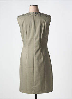 Rochie midi fără mâneci fără mâneci verde EVA KAYAN femeie
