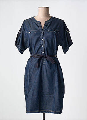 Rochie scurtă albastru EVA KAYAN femeie