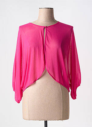 Vestă cu mâneci lungi roz INDIES femeie