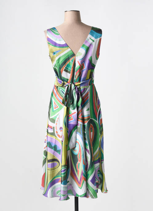 Rochie midi verde ESTEL COLLECTION femeie