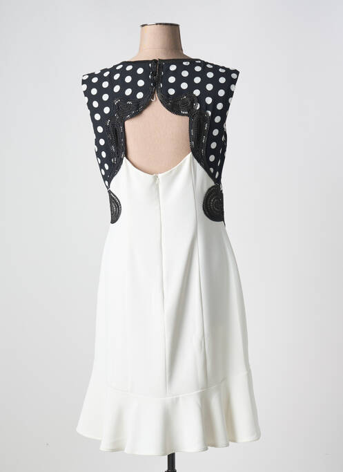 Rochie midi alb LESLIE femeie